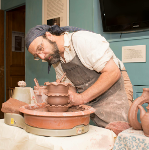 Rick Hamelin pottery demonstration