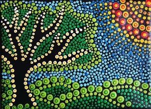 dotted painting workshop by Kulina Folk Art