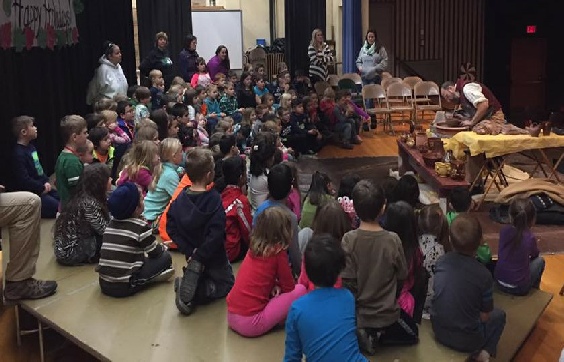 In School Pottery Demonstration by Rick Hamelin